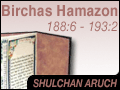 Birchas Hamazon 188:6 - 193:2
